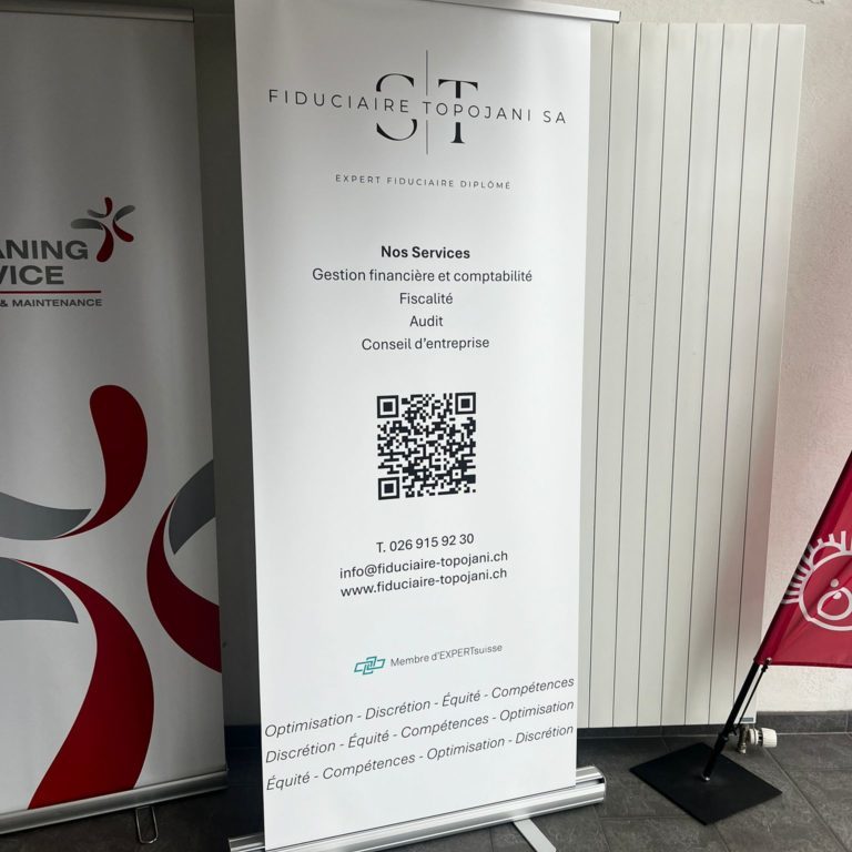 travaux pour Fiduciaire Topojani - impression papier