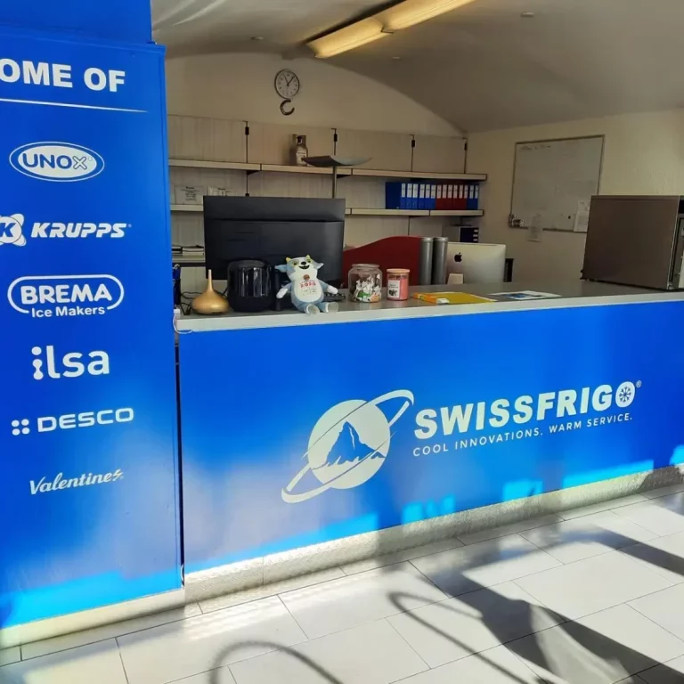 a blue counter with white text