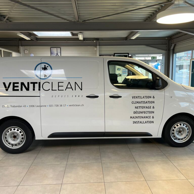 flocage de véhicules - venticlean